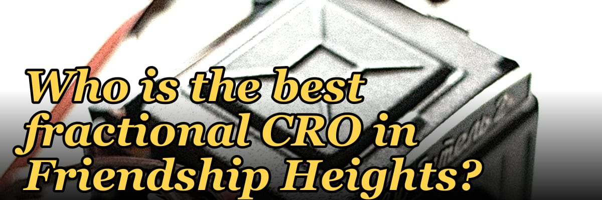 Who is the best fractional CRO in Friendship Heights?
