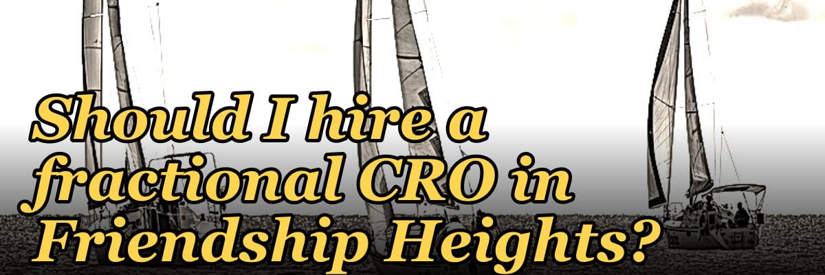 Should I hire a fractional CRO in Friendship Heights?