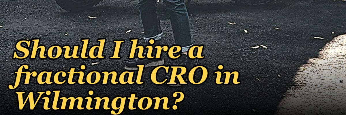Should I hire a fractional CRO in Wilmington?