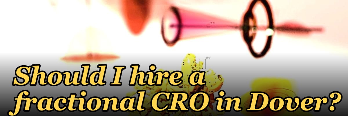 Should I hire a fractional CRO in Dover?