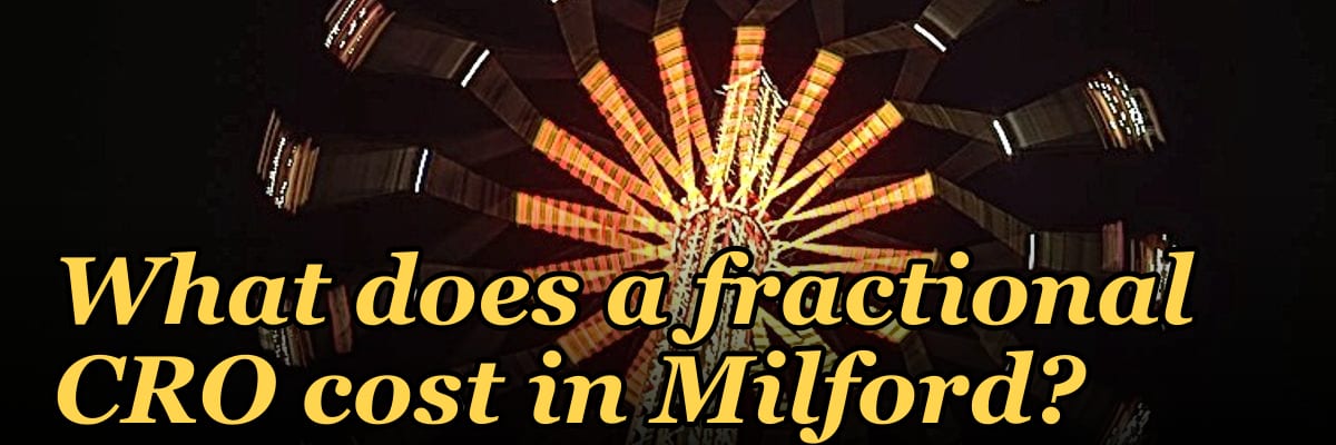 What does a fractional CRO cost in Milford?