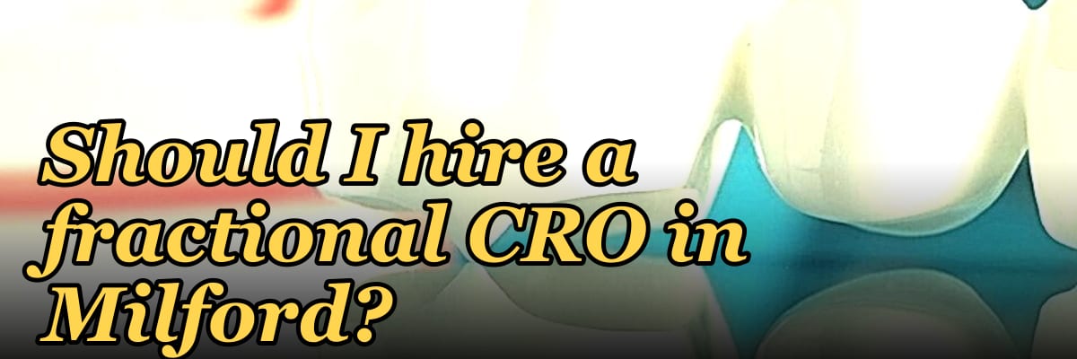 Should I hire a fractional CRO in Milford?