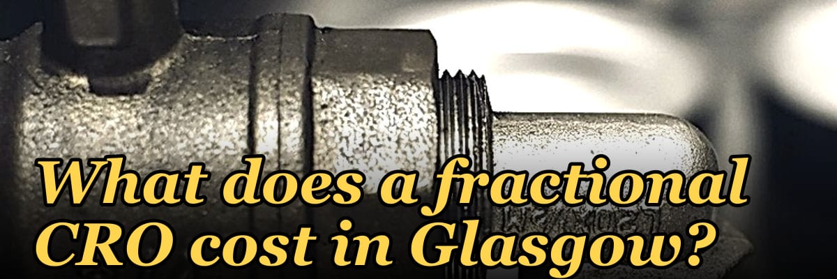 What does a fractional CRO cost in Glasgow?