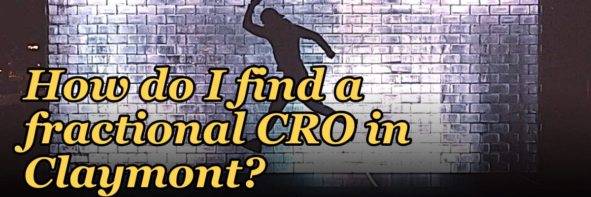 How do I find a fractional CRO in Claymont?