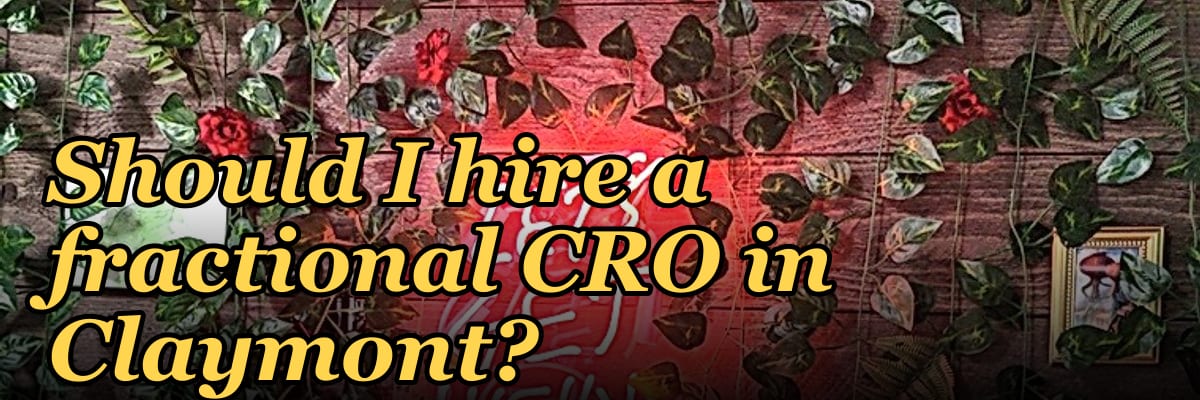 Should I hire a fractional CRO in Claymont?
