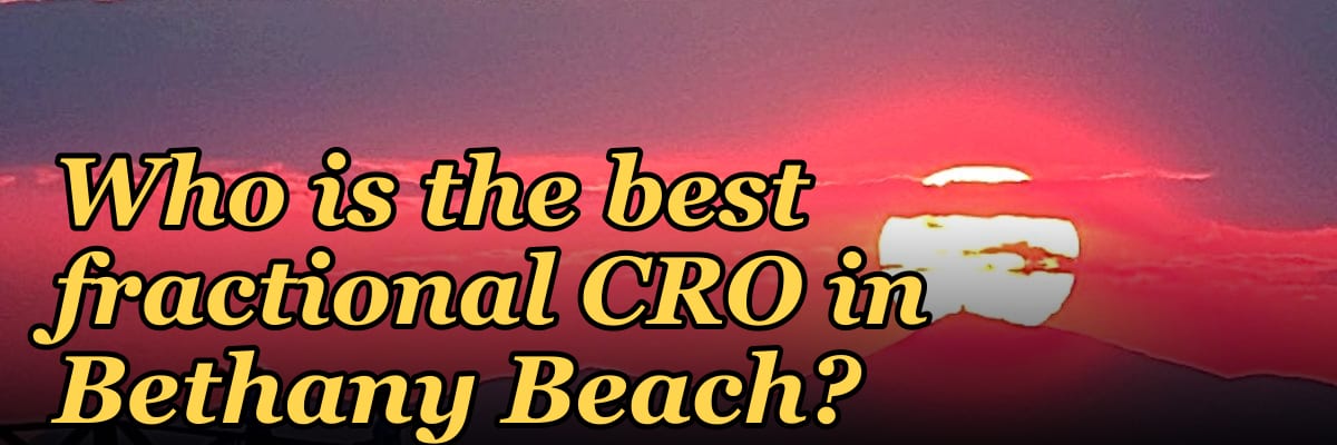 Who is the best fractional CRO in Bethany Beach?