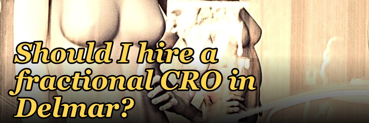 Should I hire a fractional CRO in Delmar?