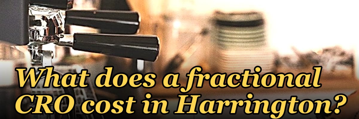 What does a fractional CRO cost in Harrington?