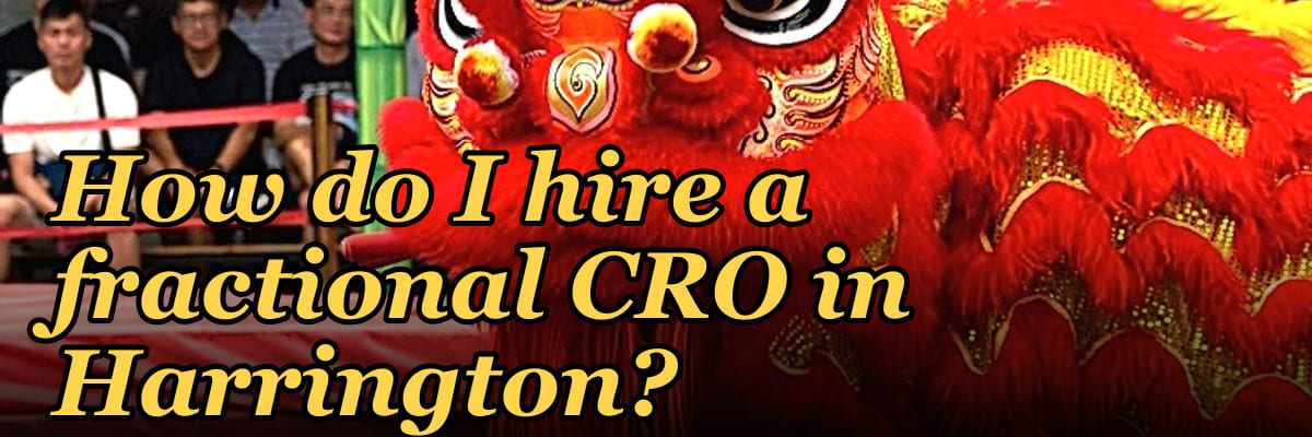 How do I hire a fractional CRO in Harrington?