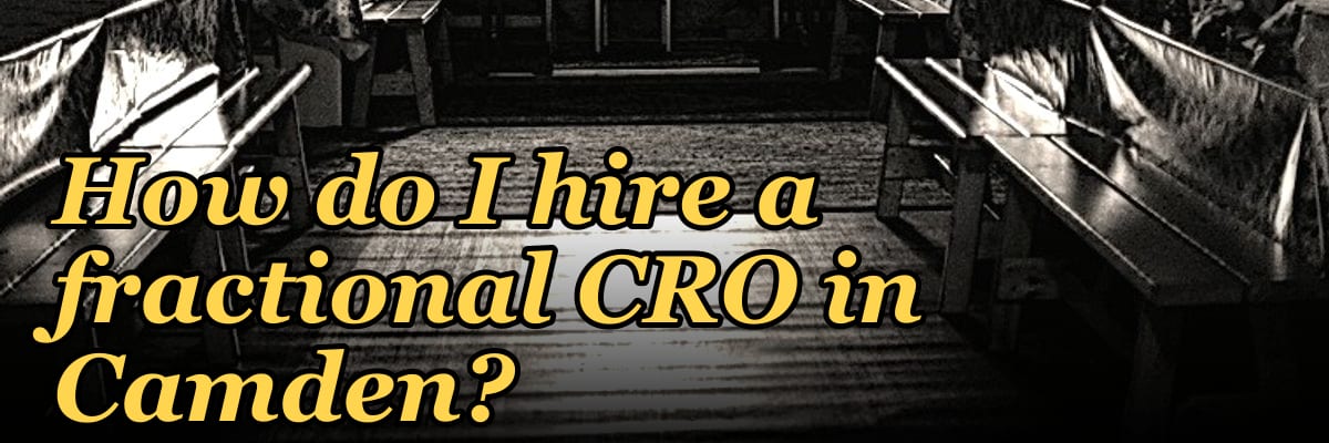 How do I hire a fractional CRO in Camden?