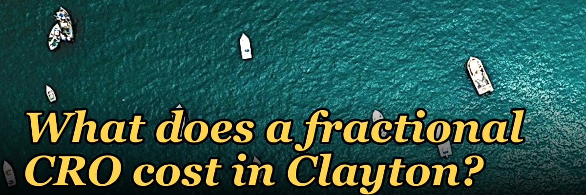 What does a fractional CRO cost in Clayton?