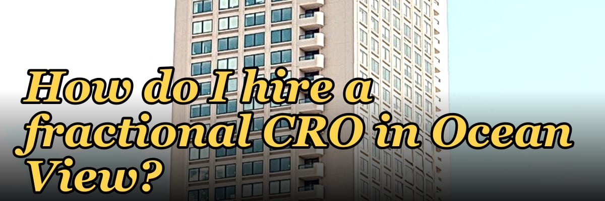 How do I hire a fractional CRO in Ocean View?
