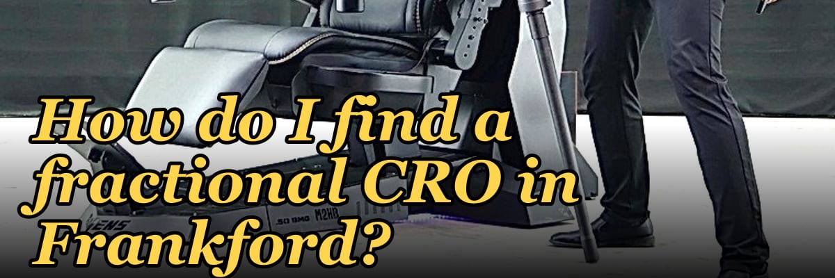 How do I find a fractional CRO in Frankford?