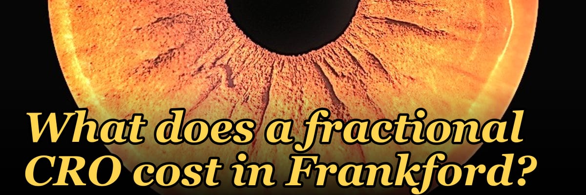 What does a fractional CRO cost in Frankford?
