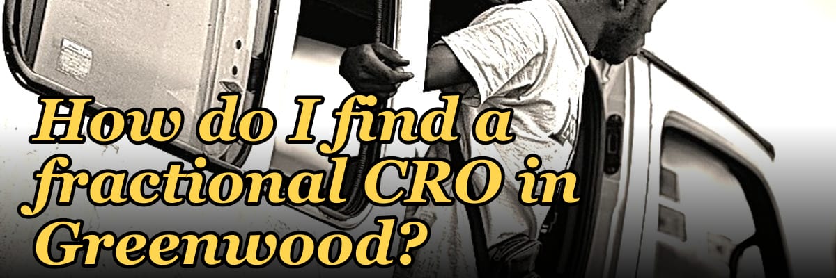 How do I find a fractional CRO in Greenwood?