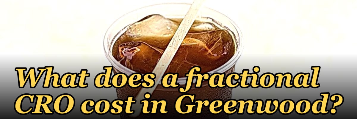 What does a fractional CRO cost in Greenwood?