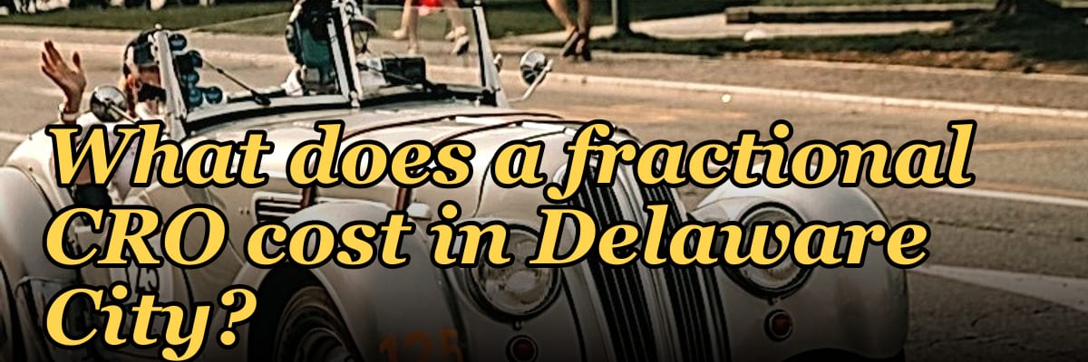 What does a fractional CRO cost in Delaware City?