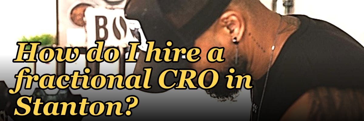 How do I hire a fractional CRO in Stanton?