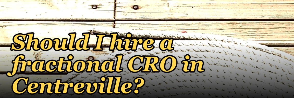 Should I hire a fractional CRO in Centreville?