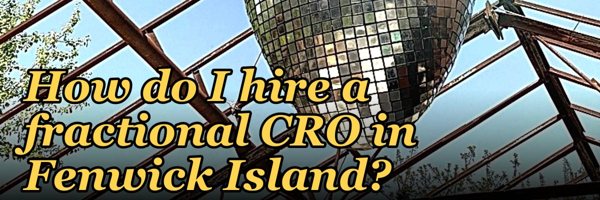 How do I hire a fractional CRO in Fenwick Island?