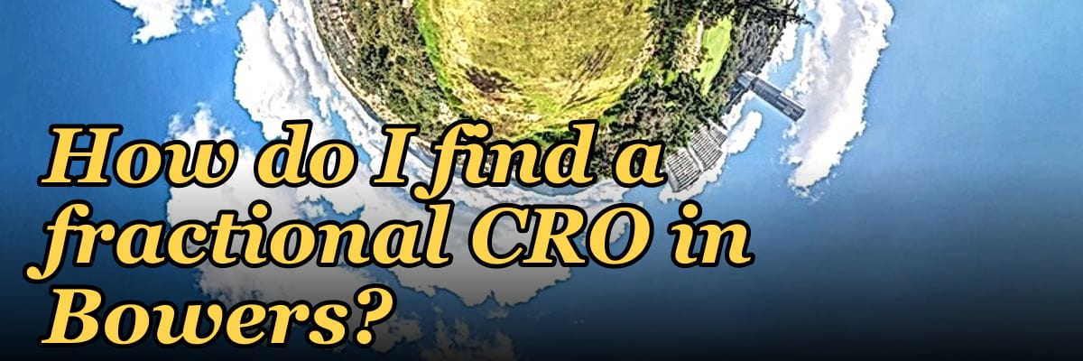 How do I find a fractional CRO in Bowers?