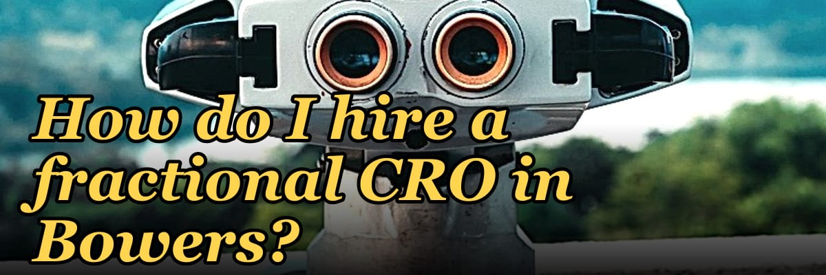 How do I hire a fractional CRO in Bowers?