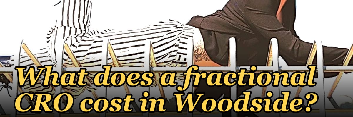 What does a fractional CRO cost in Woodside?