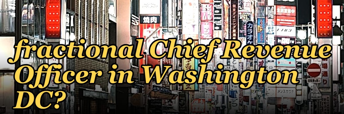 Should I hire a fractional Chief Revenue Officer in Washington DC?