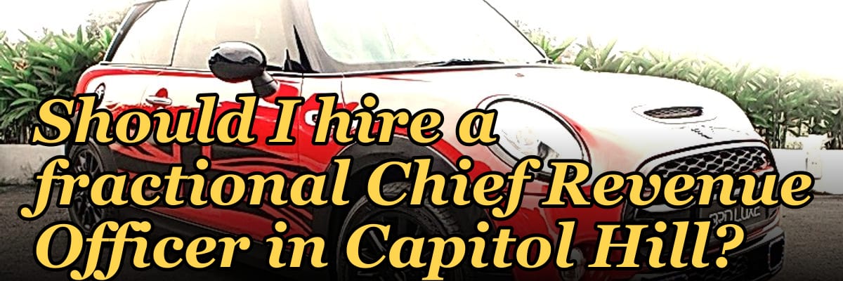 Should I hire a fractional Chief Revenue Officer in Capitol Hill?