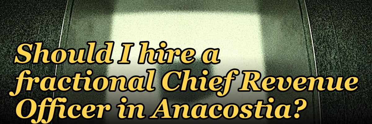 Should I hire a fractional Chief Revenue Officer in Anacostia?