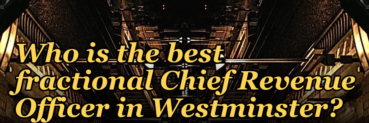 Who is the best fractional Chief Revenue Officer in Westminster?