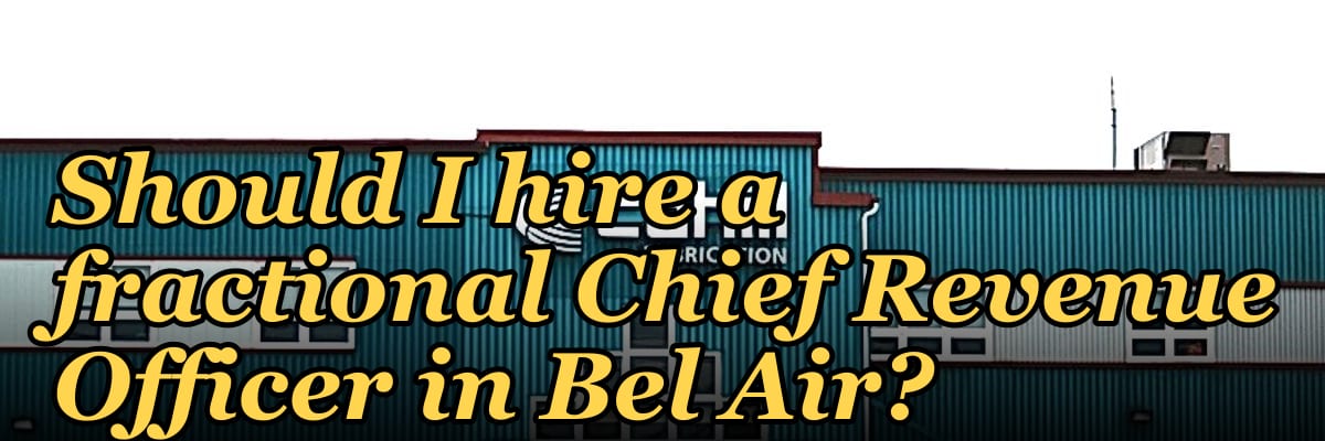 Should I hire a fractional Chief Revenue Officer in Bel Air?