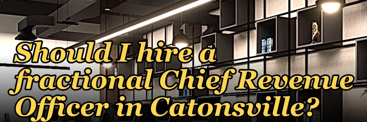 Should I hire a fractional Chief Revenue Officer in Catonsville?