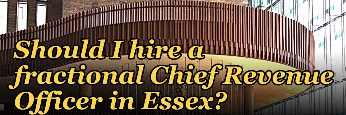 Should I hire a fractional Chief Revenue Officer in Essex?