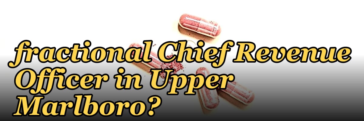 Should I hire a fractional Chief Revenue Officer in Upper Marlboro?