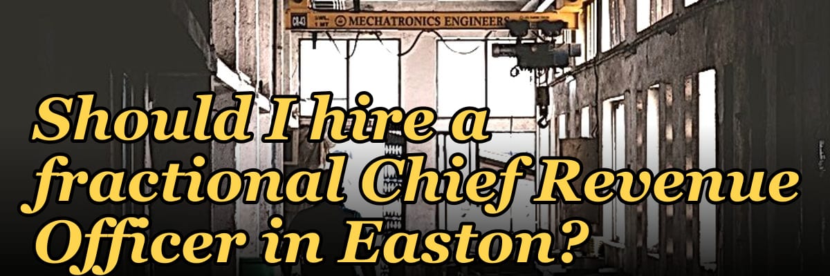 Should I hire a fractional Chief Revenue Officer in Easton?
