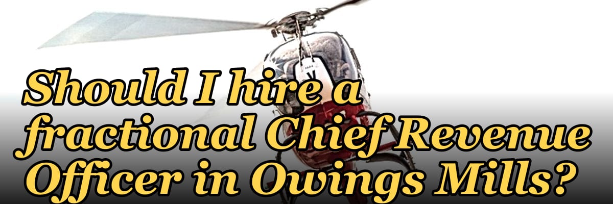 Should I hire a fractional Chief Revenue Officer in Owings Mills?