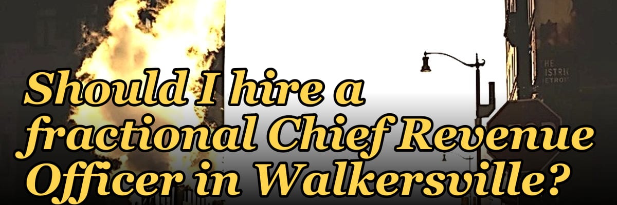 Should I hire a fractional Chief Revenue Officer in Walkersville?