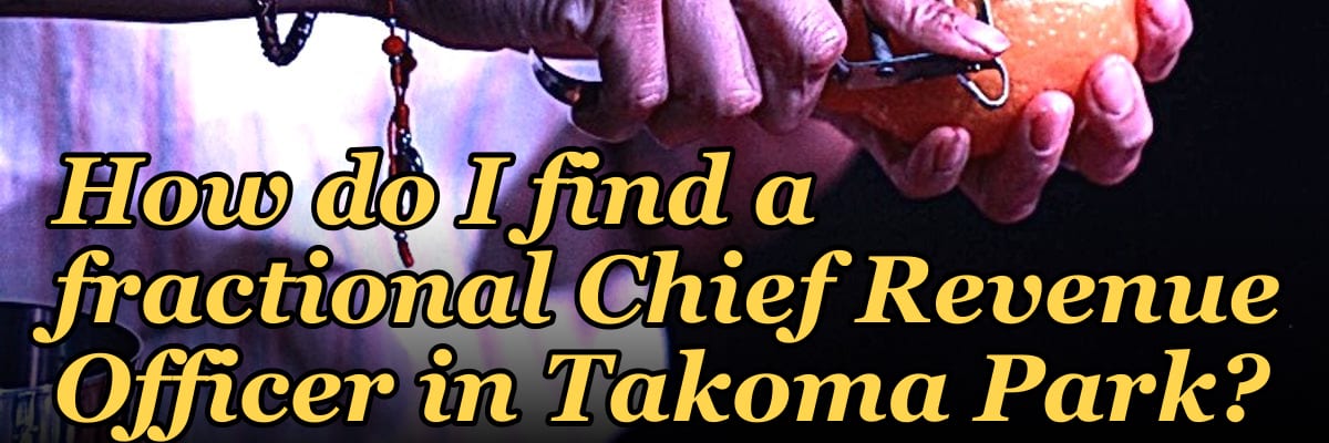 How do I find a fractional Chief Revenue Officer in Takoma Park?