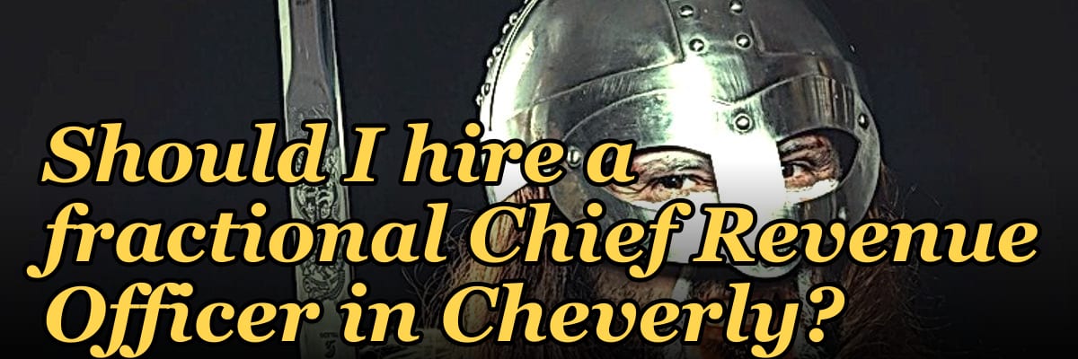 Should I hire a fractional Chief Revenue Officer in Cheverly?
