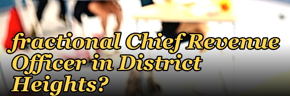 How do I find a fractional Chief Revenue Officer in District Heights?