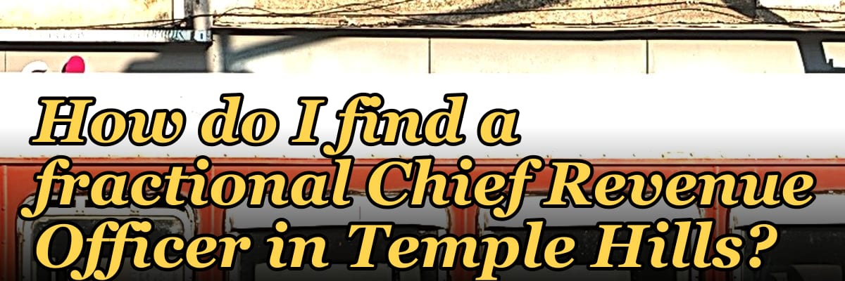 How do I find a fractional Chief Revenue Officer in Temple Hills?