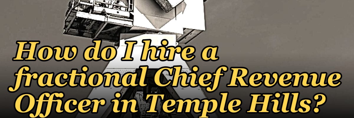 How do I hire a fractional Chief Revenue Officer in Temple Hills?