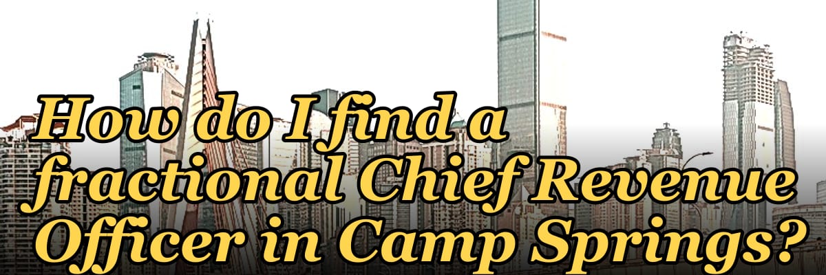 How do I find a fractional Chief Revenue Officer in Camp Springs?