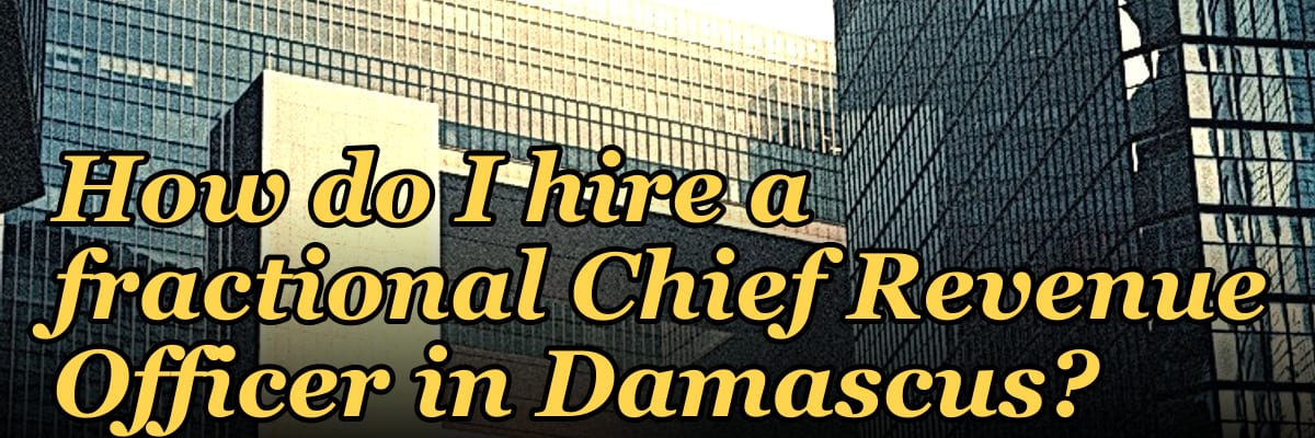 How do I hire a fractional Chief Revenue Officer in Damascus?