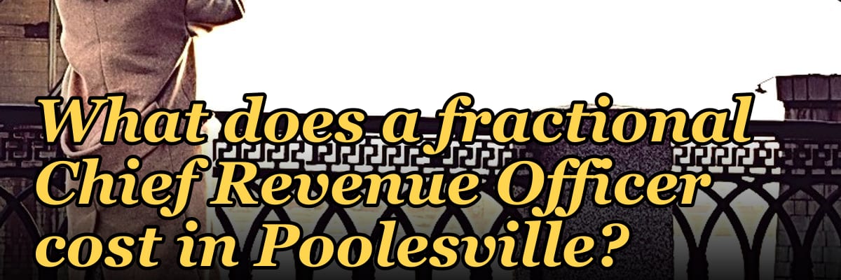 What does a fractional Chief Revenue Officer cost in Poolesville?