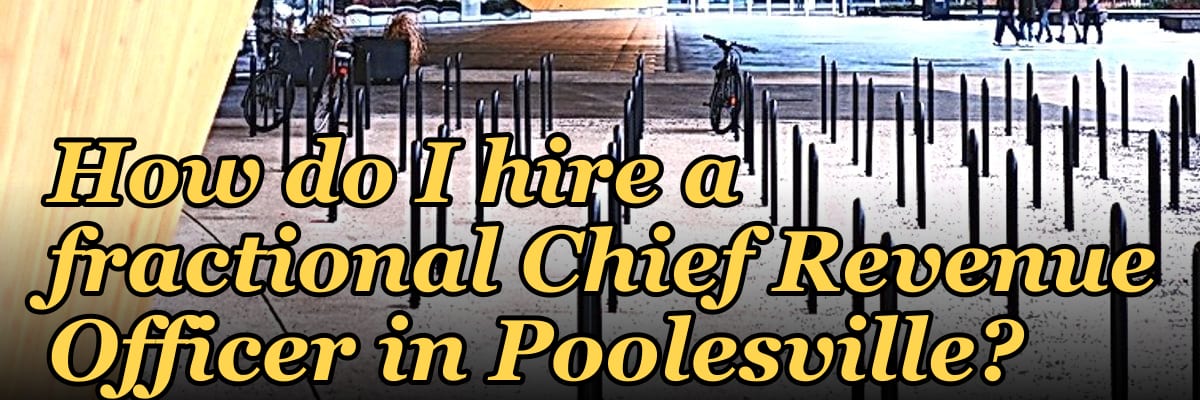 How do I hire a fractional Chief Revenue Officer in Poolesville?