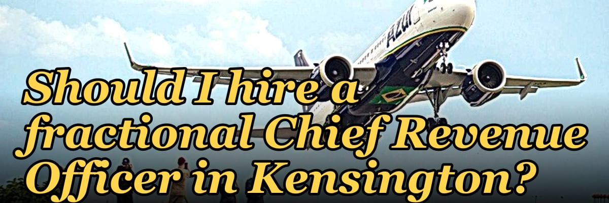 Should I hire a fractional Chief Revenue Officer in Kensington?