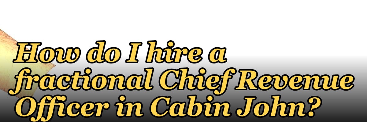 How do I hire a fractional Chief Revenue Officer in Cabin John?
