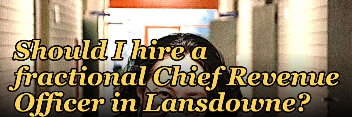 Should I hire a fractional Chief Revenue Officer in Lansdowne?